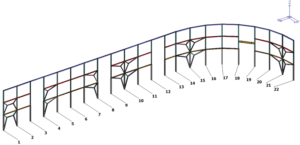 Sistema di controventamento longitudinale lato esterno